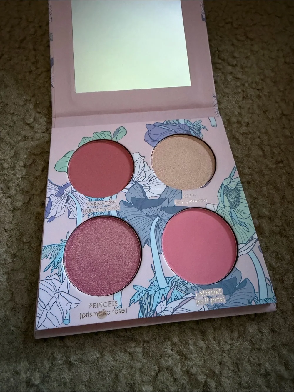 Seraphine Botanicals Geranium + Glow Blush and Highlight Palette